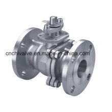 10k Stainless Steel Two Pieces Flange Ball Valve